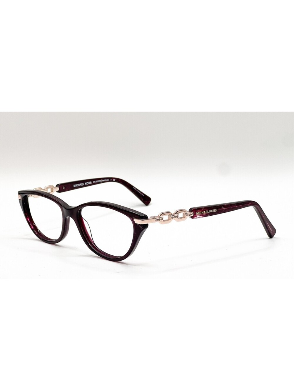 Michael Kors MK 3002B 3040 Purple Glitter Authentic Eyeglass Frames 52-16
